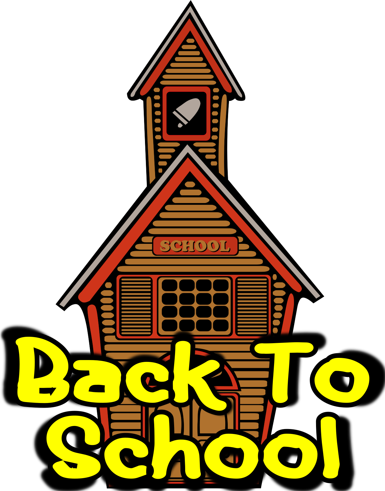 Back To School 40596 1280 - Good Luck For The New Term Clipart (1000x1239), Png Download