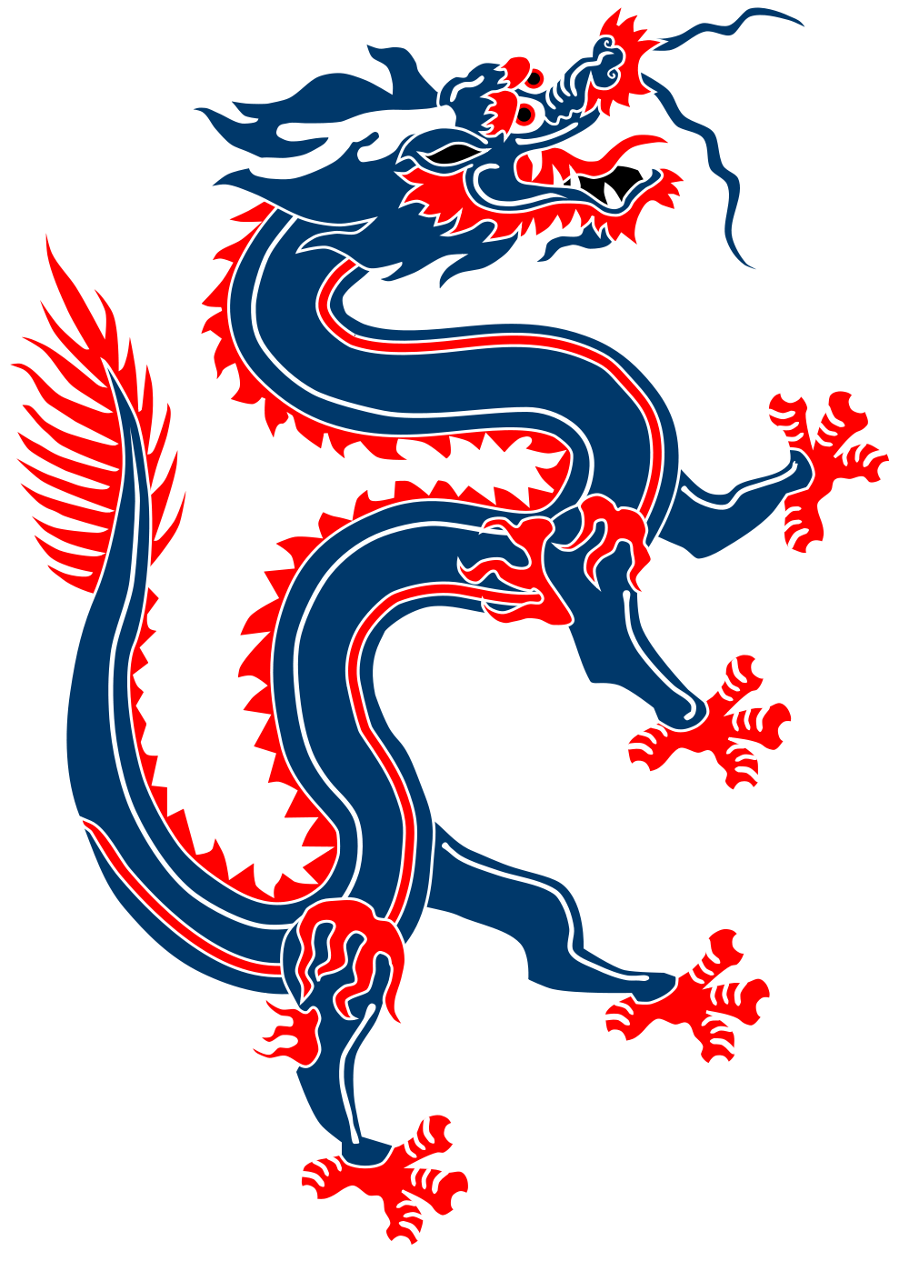 Chinese Dragon Clipart Png Transparent Png (1000x1398), Png Download