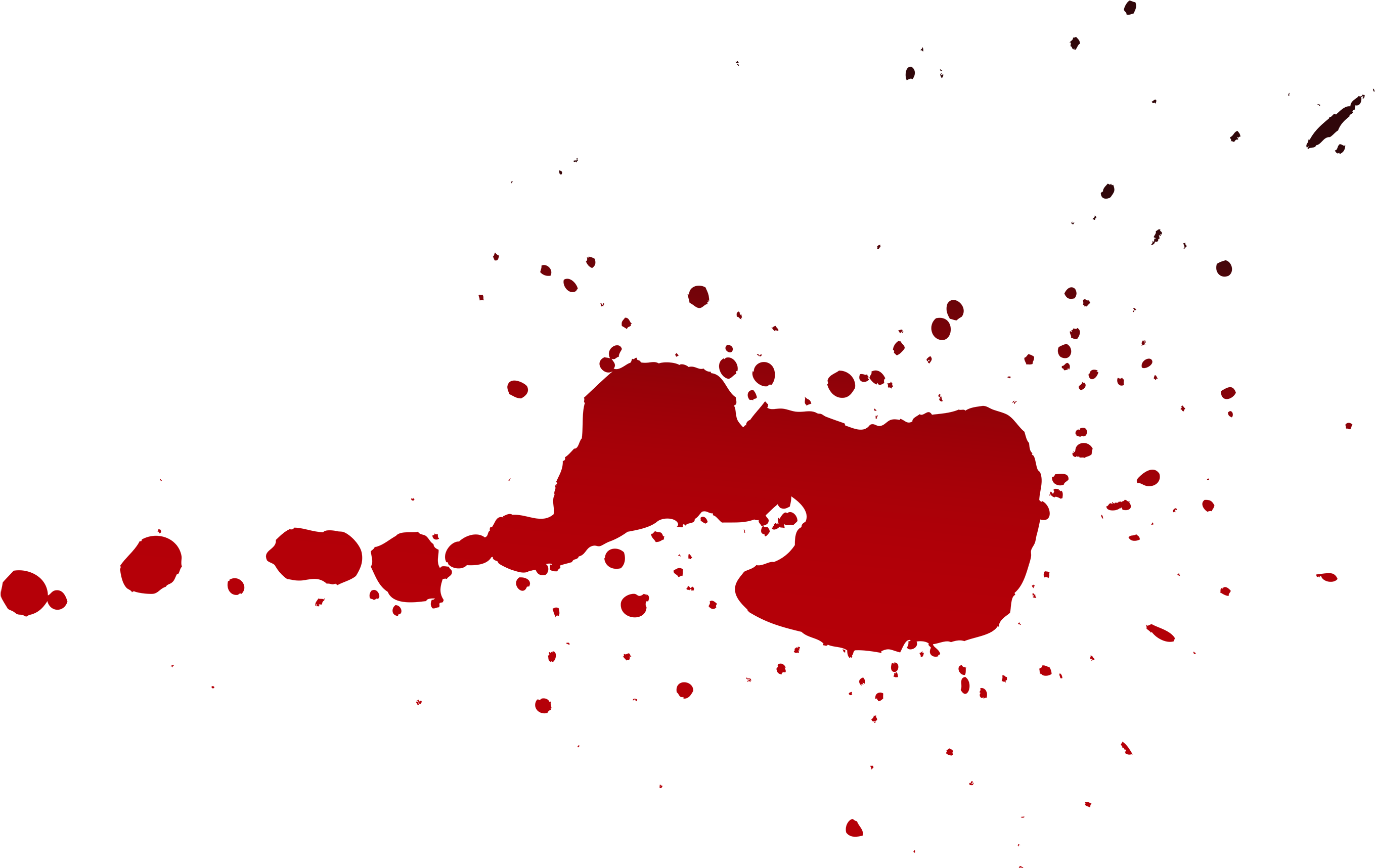 Blood Clip Art - Splash Blood - Png Download (2835x1757), Png Download