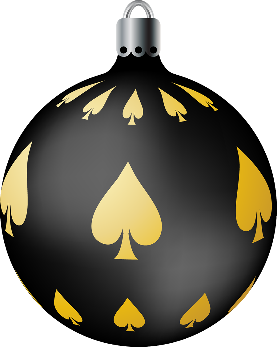 Poker Christmas Ornaments Clipart (900x1125), Png Download