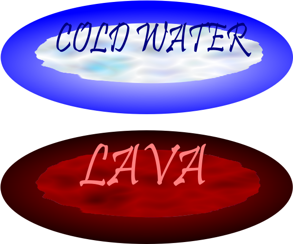 Water And Lava Filter - Circle Clipart (600x600), Png Download