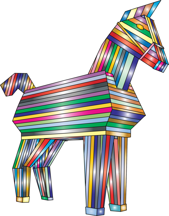 Angle,line,horse - Truva Atı Png Clipart (588x750), Png Download