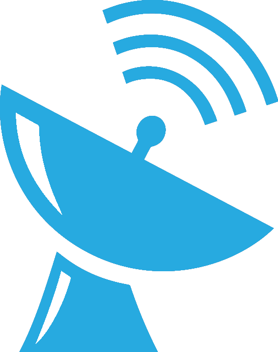 Satellite Tv Icon Png Clipart (546x693), Png Download