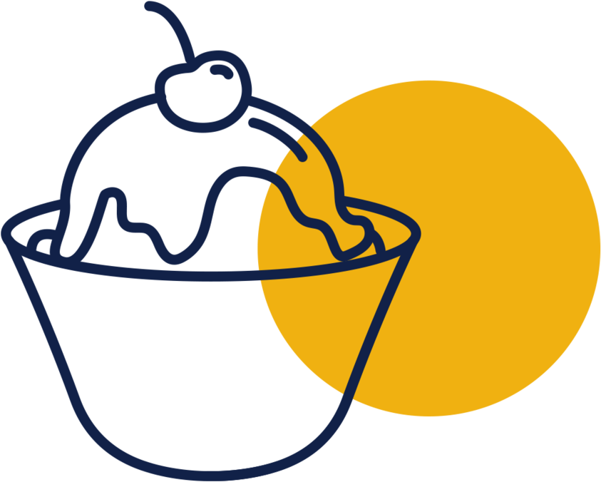 30b Icon Dessert Clipart (1000x710), Png Download