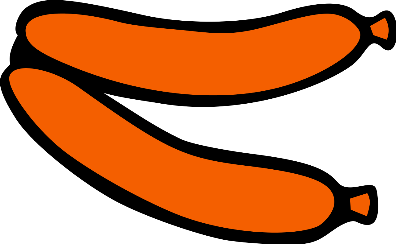 Sausage Clipart - Png Download (1200x741), Png Download