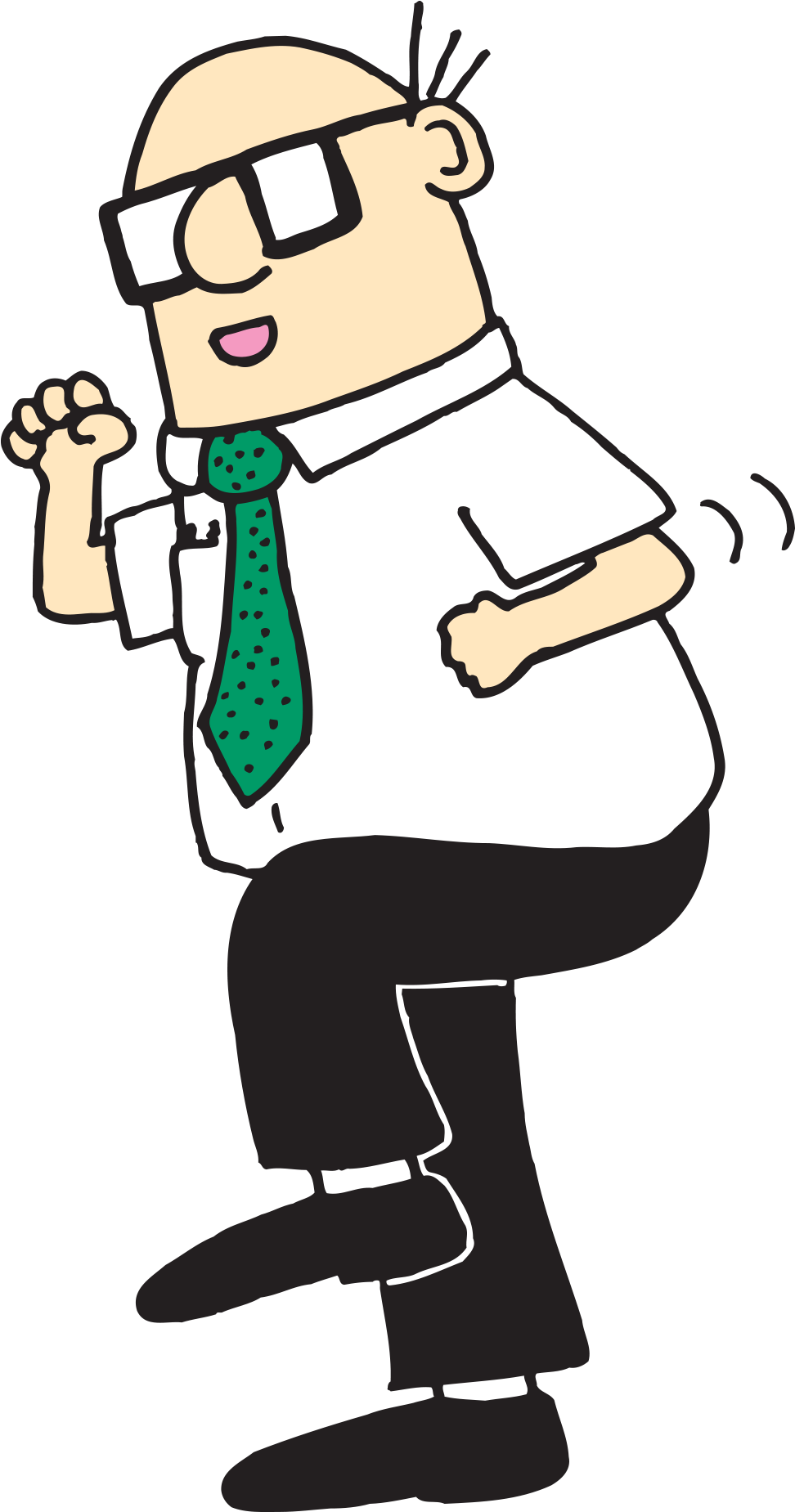 Wally Dancing - Cartoon Clipart (1500x1853), Png Download