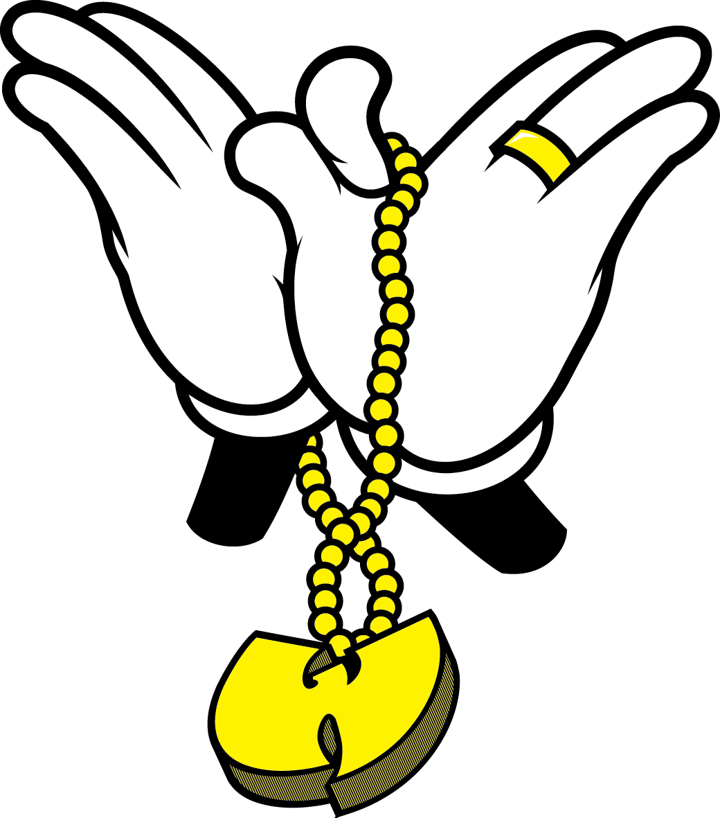 Wu Tang Clan Mickey Mouse Hands Clipart (1040x1181), Png Download