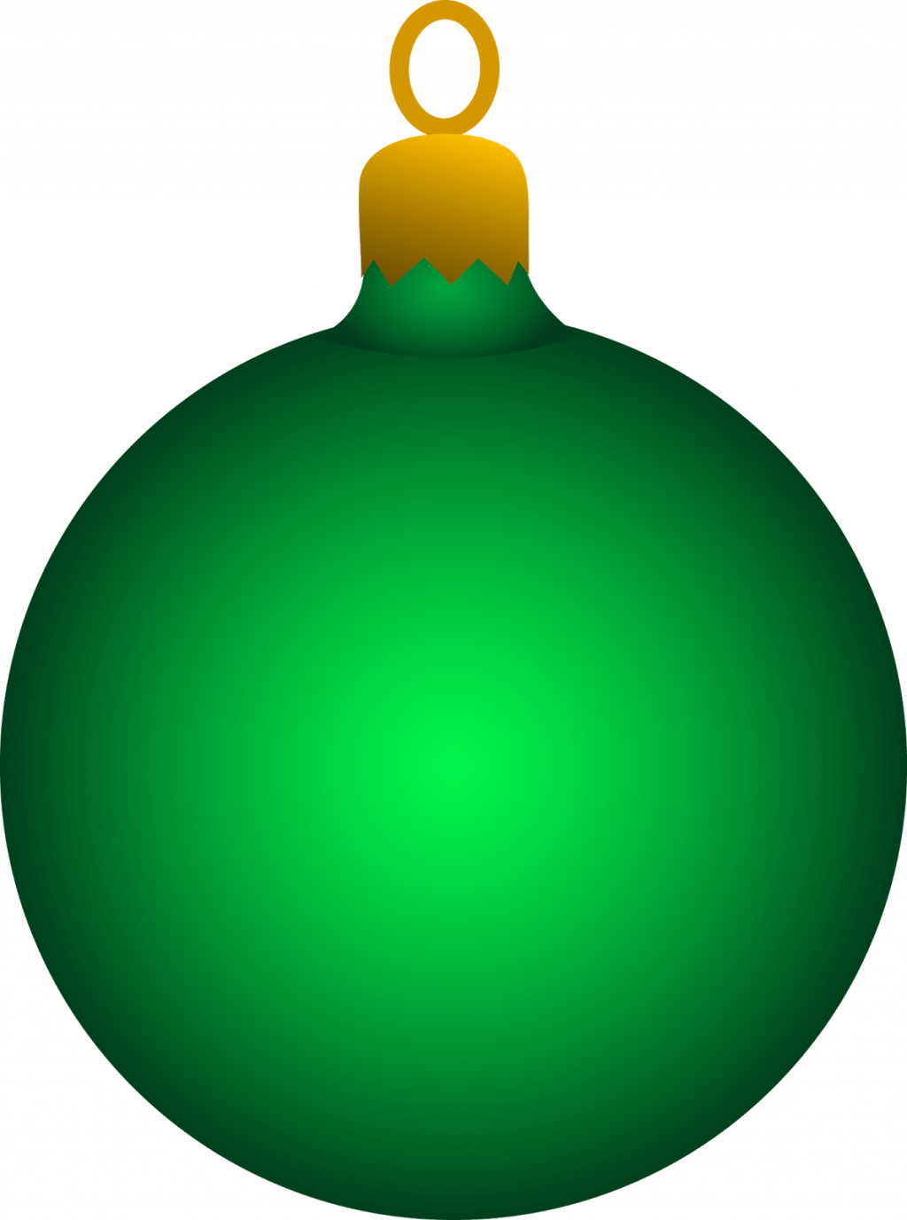 Christmas ~ Clipart Christmas Clip Art Free Images - Green Christmas Ornament Clipart - Png Download (1024x1376), Png Download