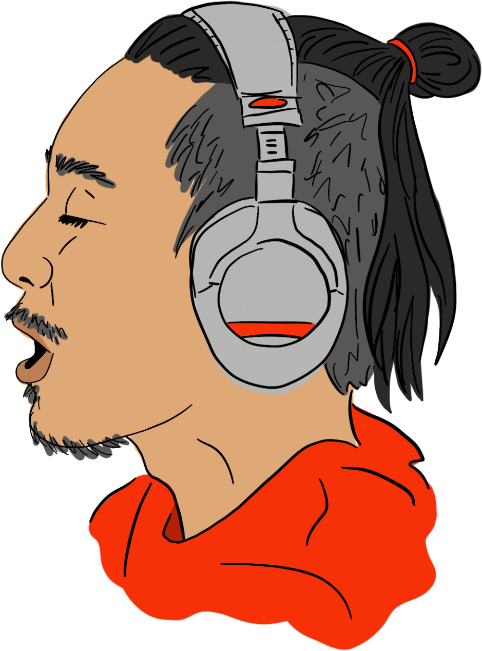 Local Rappers"
 Class="img Responsive True Size Default - Transparent Rapper Cartoon Png Clipart (1440x1440), Png Download