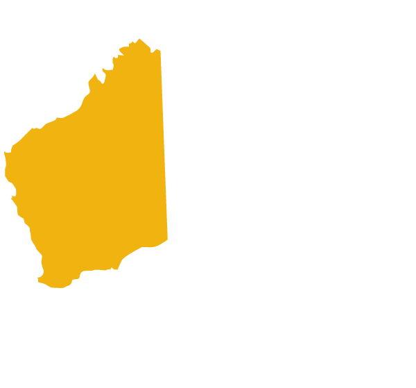 Australia Map White Outline Wa Clipart (600x559), Png Download