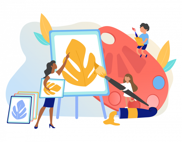 Data Collection In Art Class Clipart (700x545), Png Download