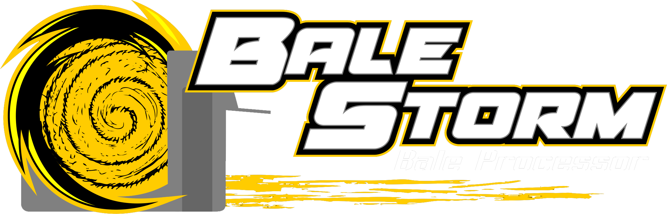Bale Storm Clipart (2165x696), Png Download