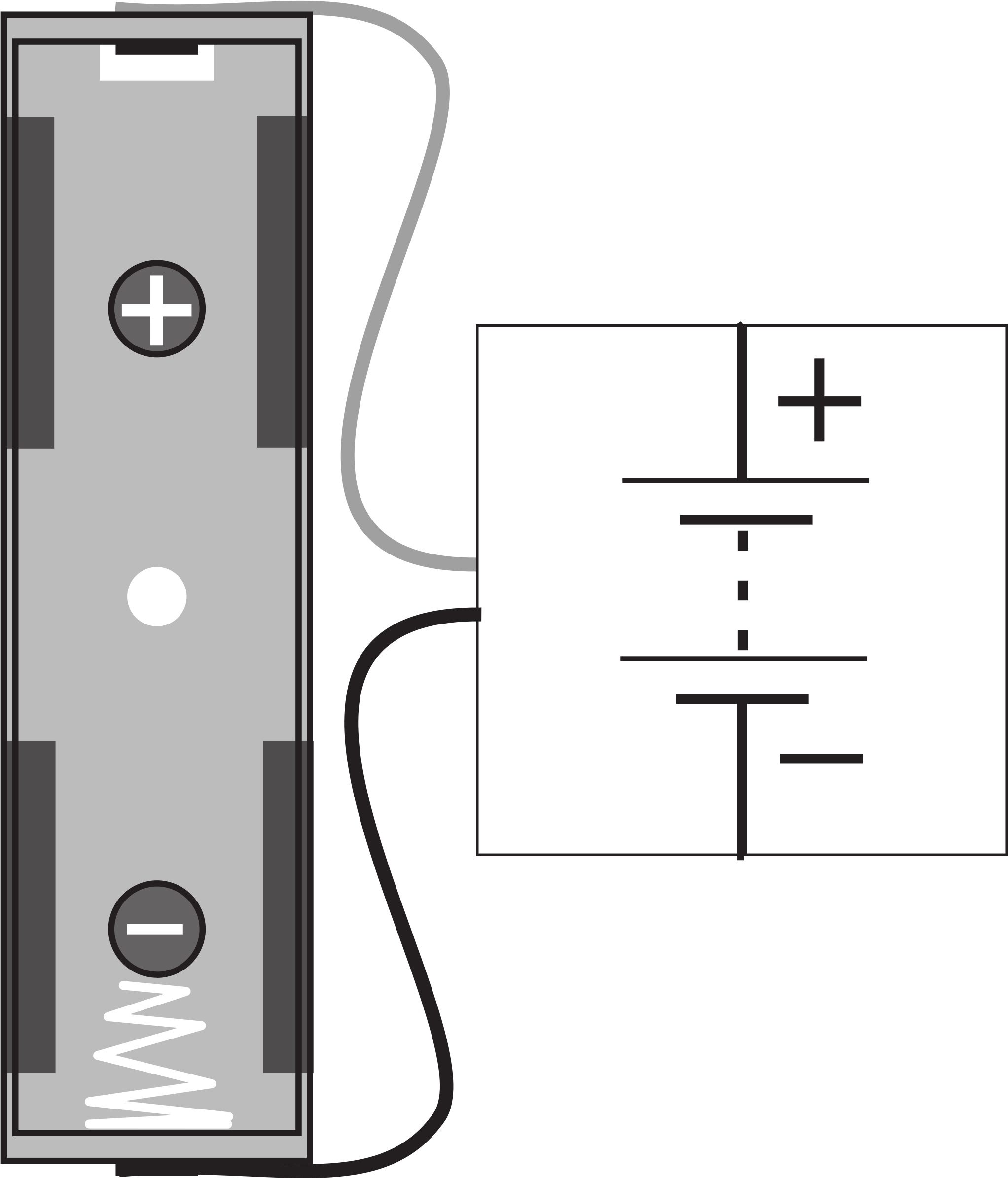 Battery Holder Schematic Symbol Clipart (2107x2400), Png Download