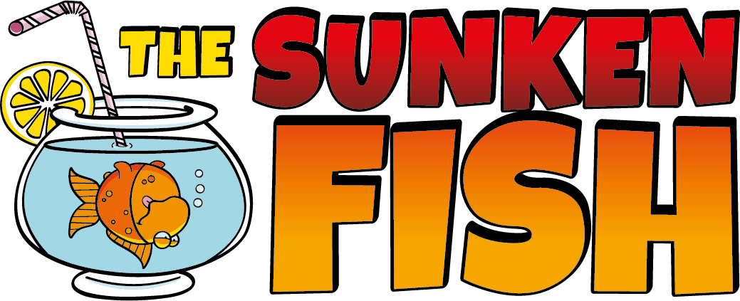 Sunken Fish Restaurant Logo Clipart (1039x423), Png Download