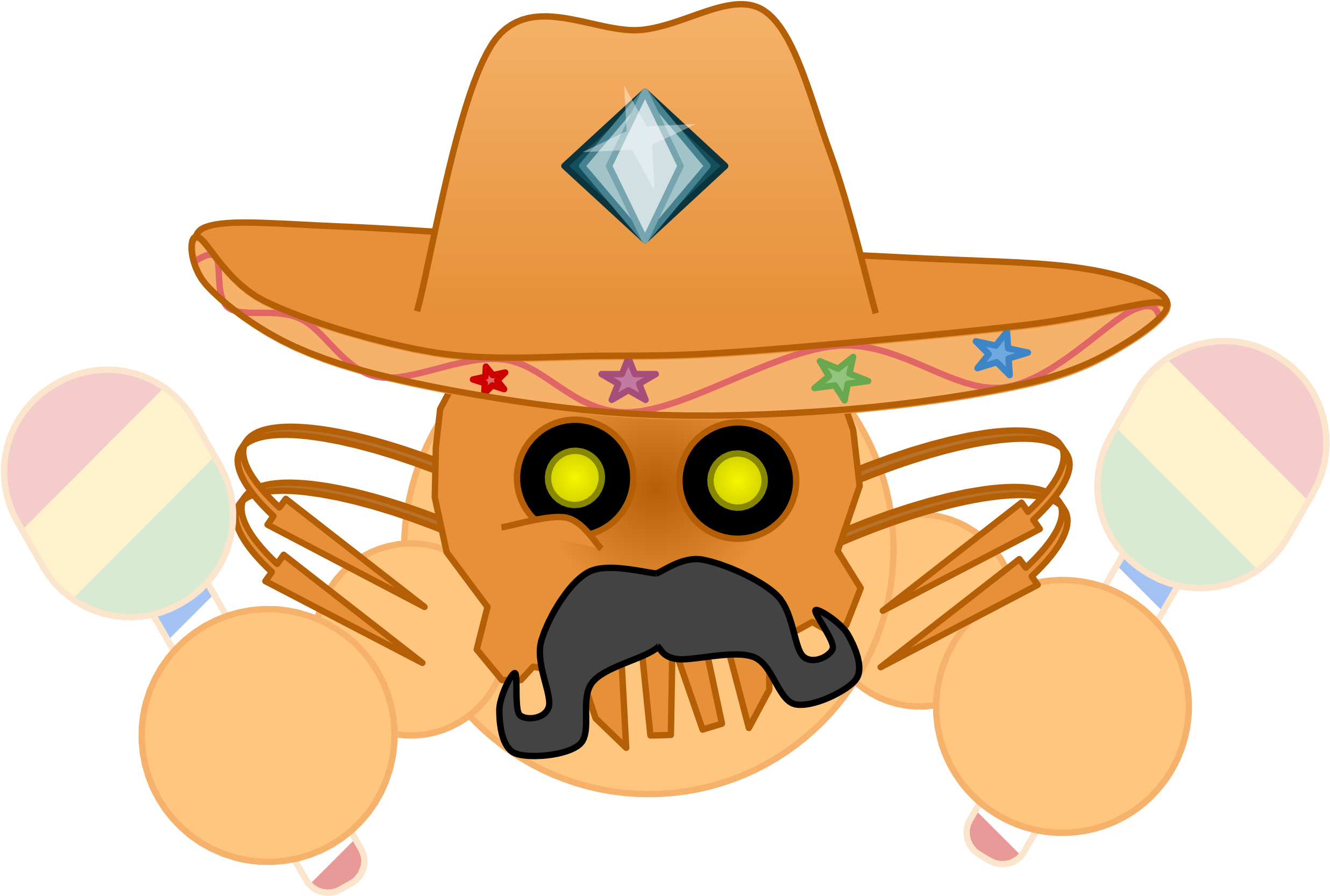 The Official Diep Clipart (2500x1690), Png Download