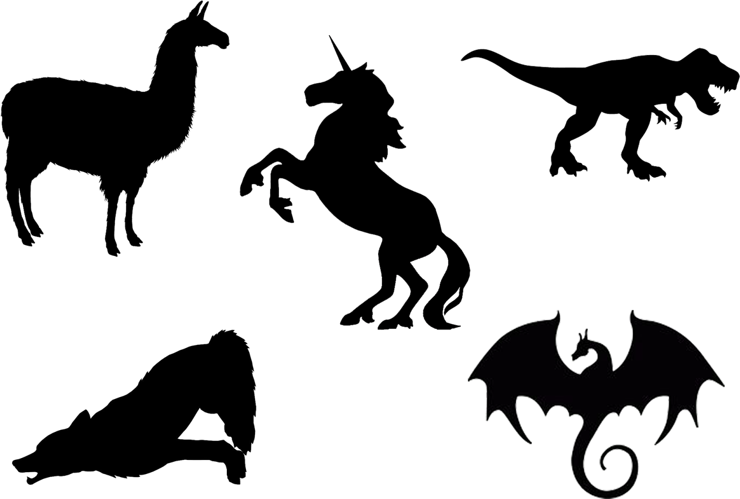 Unicorn Clipart Black And White - Png Download (1600x1145), Png Download