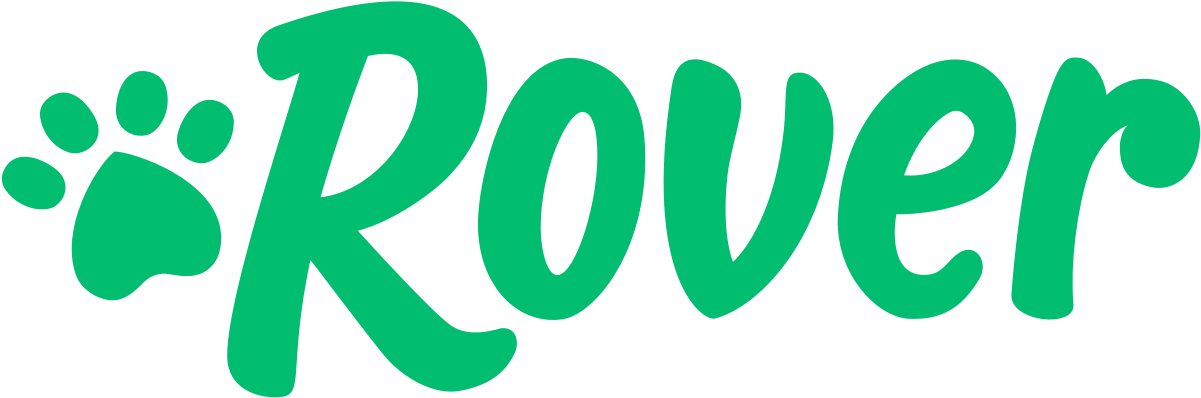Rover Dog Walking Logo Clipart (1200x407), Png Download