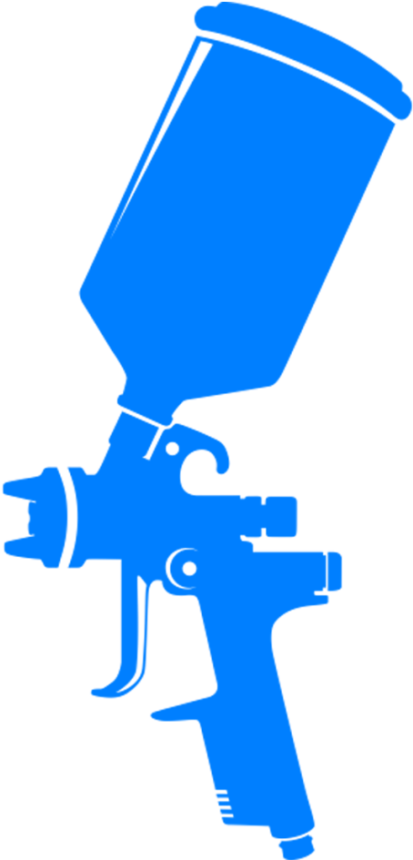 Spray Gun Vector Png Clipart (1024x1024), Png Download