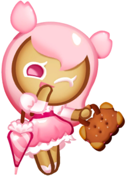 Anime, Devsisters, Hello Brave Cookies, Cookie Run, - Hello Brave Cookies Cherry Blossom Clipart (600x600), Png Download