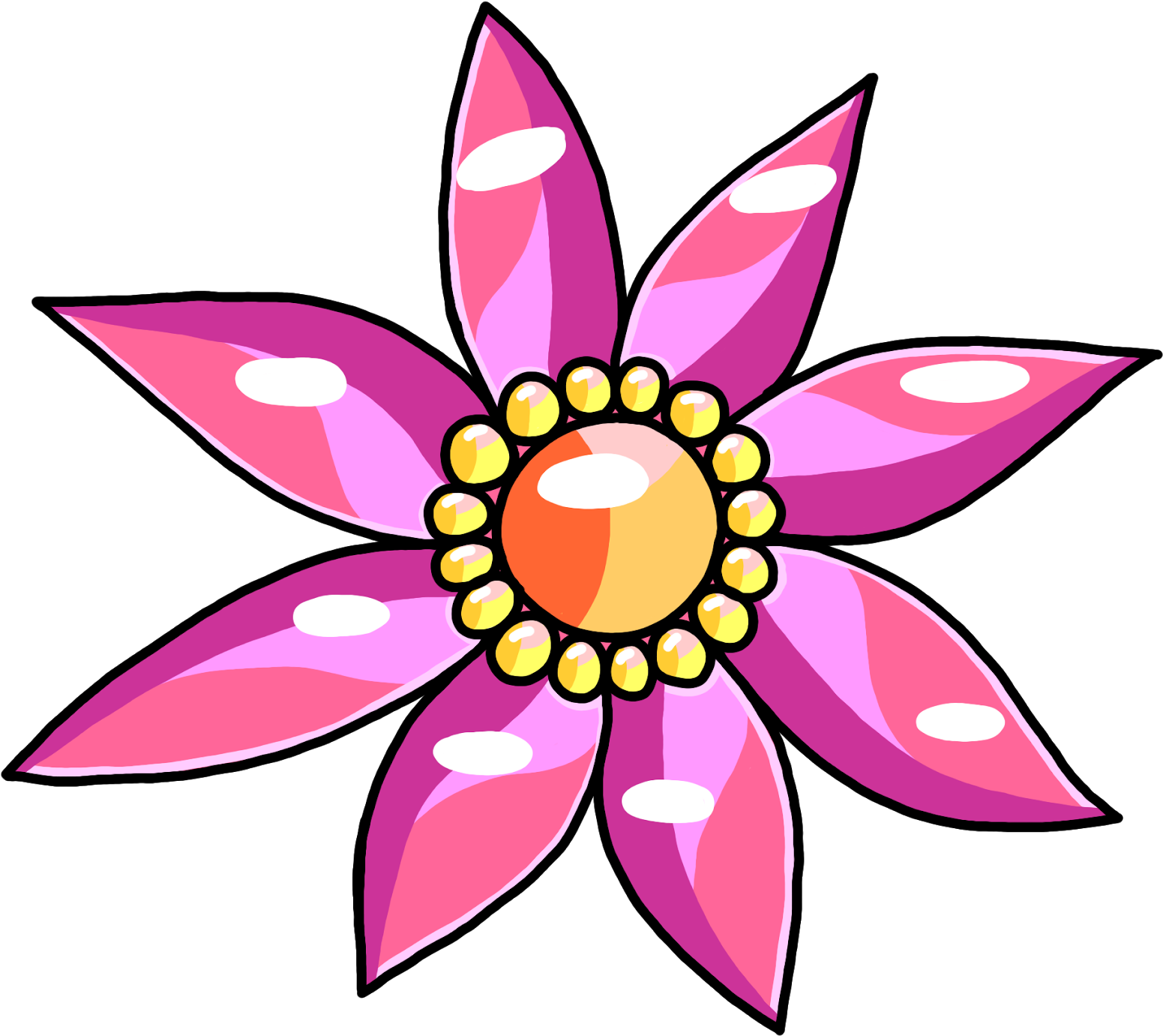 Free Flower Clip Art , Png Download - Clip Art Transparent Png (1551x1381), Png Download
