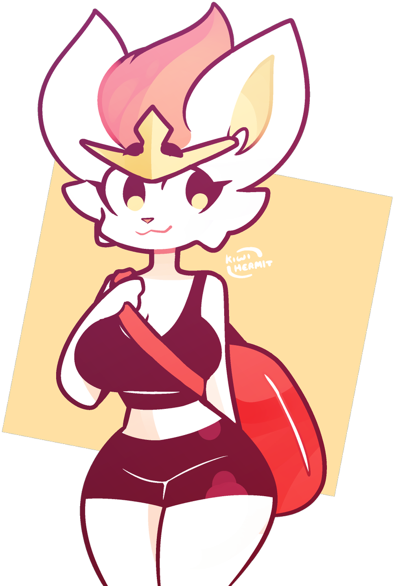 Cinderace Boobs Clipart (903x1200), Png Download