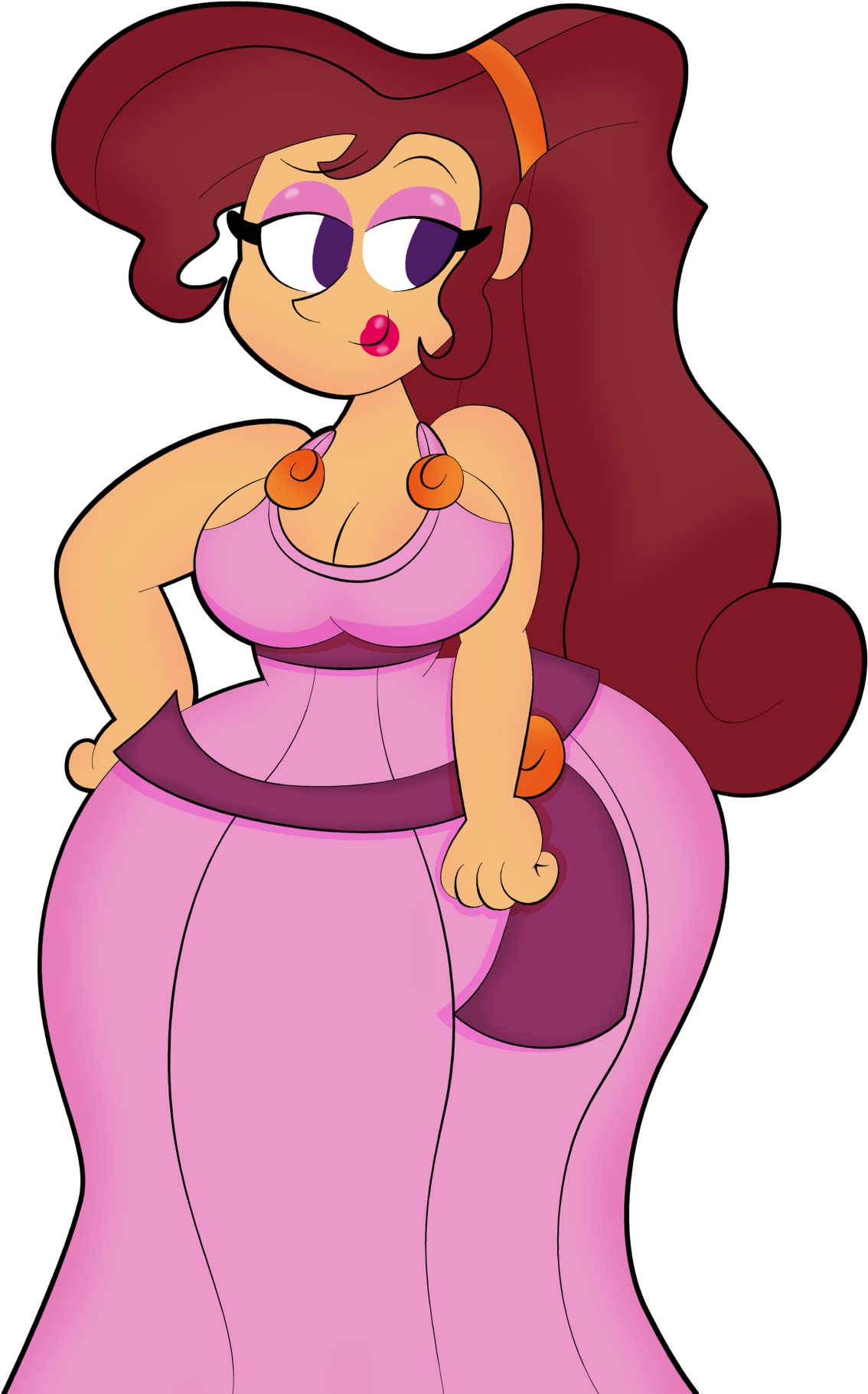 Meg’s Boobs In Kingdom Hearts Are Great Lol - Cartoon Clipart (1280x1912), Png Download