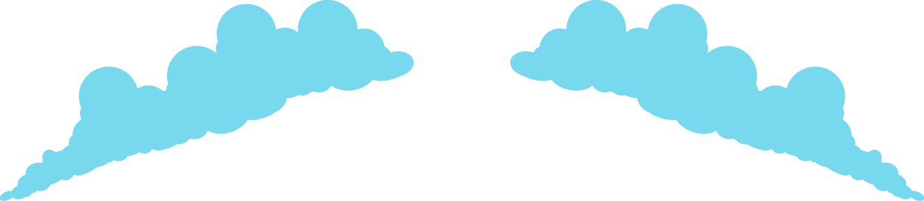 Blue Bushes Clipart (1328x290), Png Download