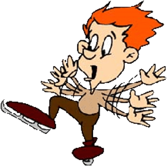 Learn To Skate Fall Session - Ice Skating Clip Art - Png Download (577x574), Png Download