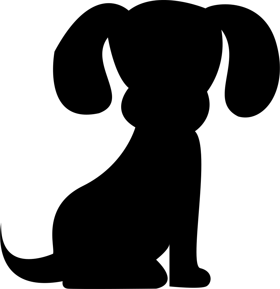 Dachshund Yorkshire Terrier Puppy Bichon Frise Clip - Silueta De Animales Perro - Png Download (952x980), Png Download