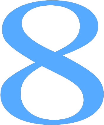 8 Countdown Svg Clip Arts - Clip Art - Png Download (1024x1024), Png Download