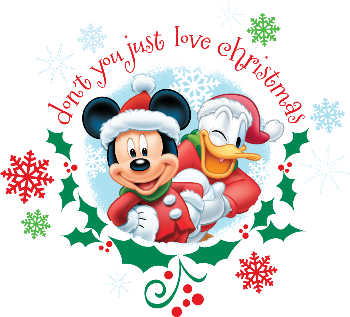 Mickey Mouse Christmas Clipart (1191x1155), Png Download