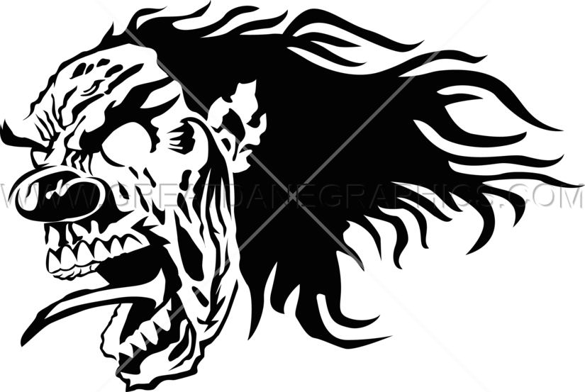 Evil Clipart Black And White - Png Download (825x553), Png Download