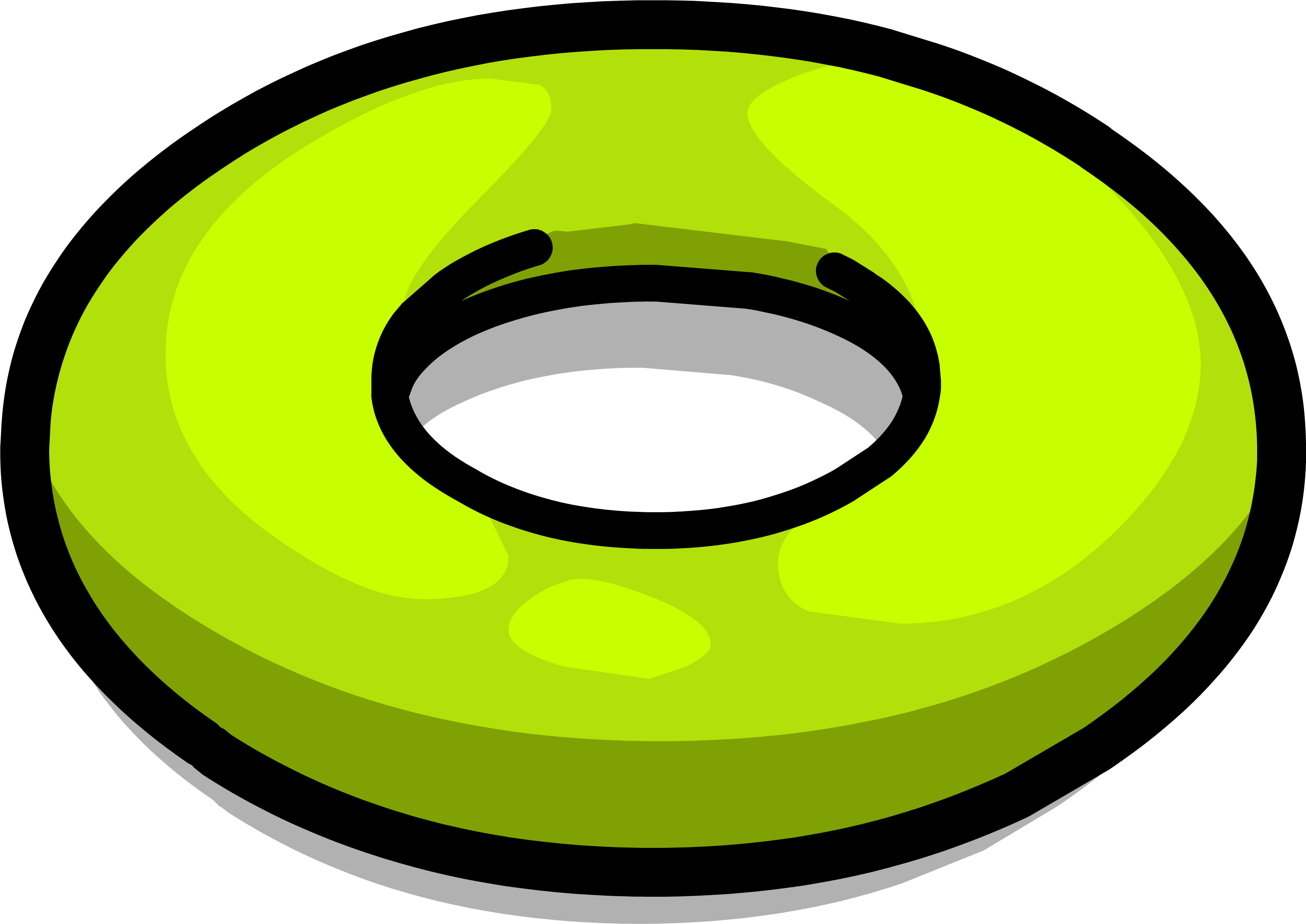 Official Club Penguin Online Wiki - Inner Tube Clipart Png Transparent Png (3447x2439), Png Download