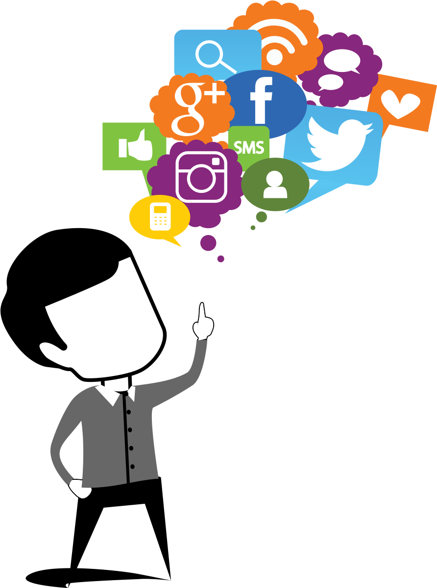 Social Media And Indian Politics Clipart (1000x1200), Png Download