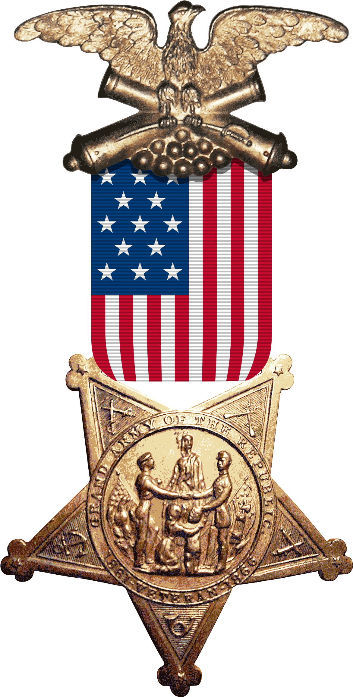 Medal Of Honor 1860s Clipart (1200x2342), Png Download