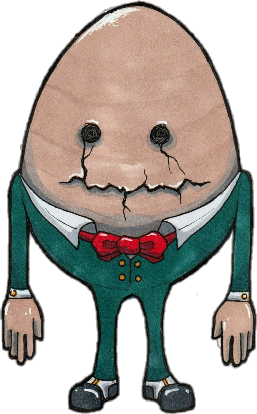 #humptydumpty - Cartoon Clipart (864x1392), Png Download