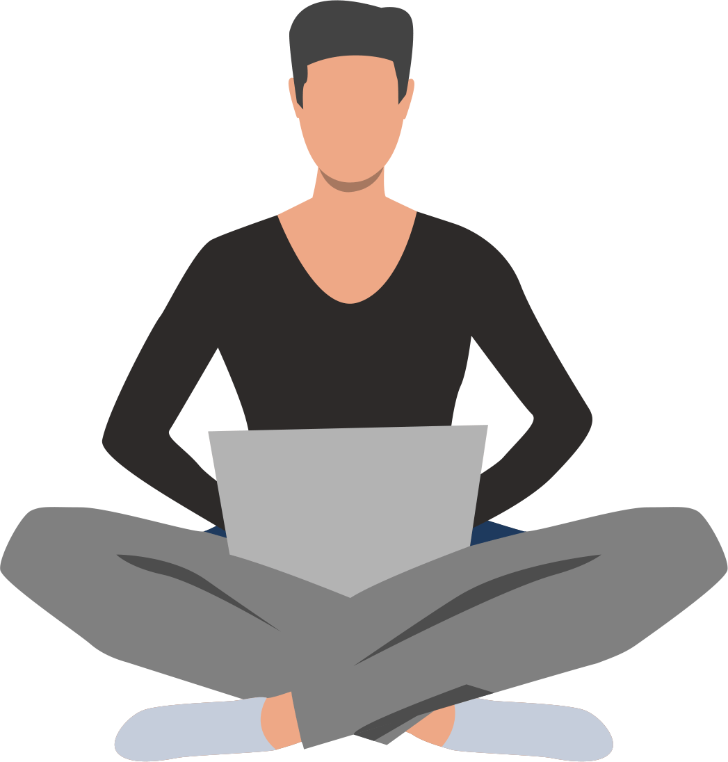 Sitting Clipart (1047x1096), Png Download