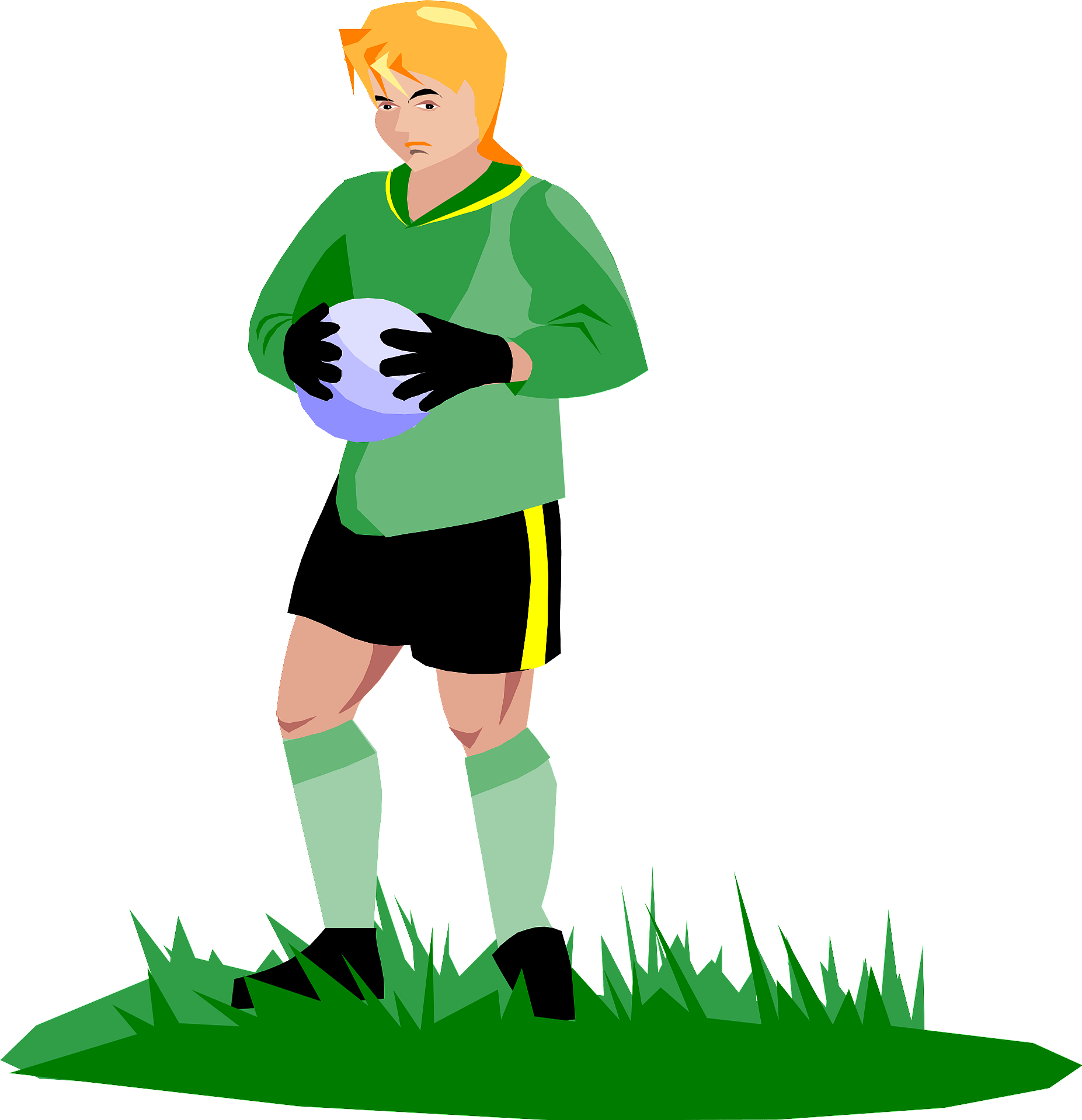 Soccer Goalie Clipart - Soccer Clipart Goalie - Png Download (772x800), Png Download