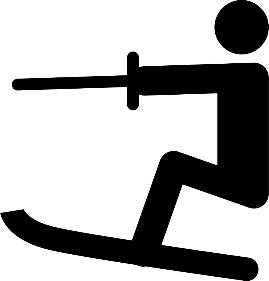 Water Ski - Water Skiing Icon Png Clipart (940x980), Png Download
