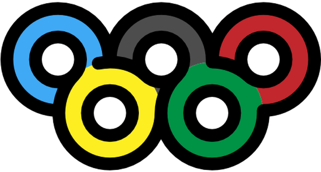 Olympic Games Clipart Olympic Rings - Transparent Cool Olympic Rings - Png Download (1200x630), Png Download