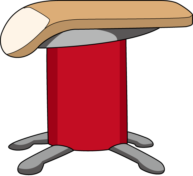 Vault Gymnastics Clip Art - Png Download (619x564), Png Download