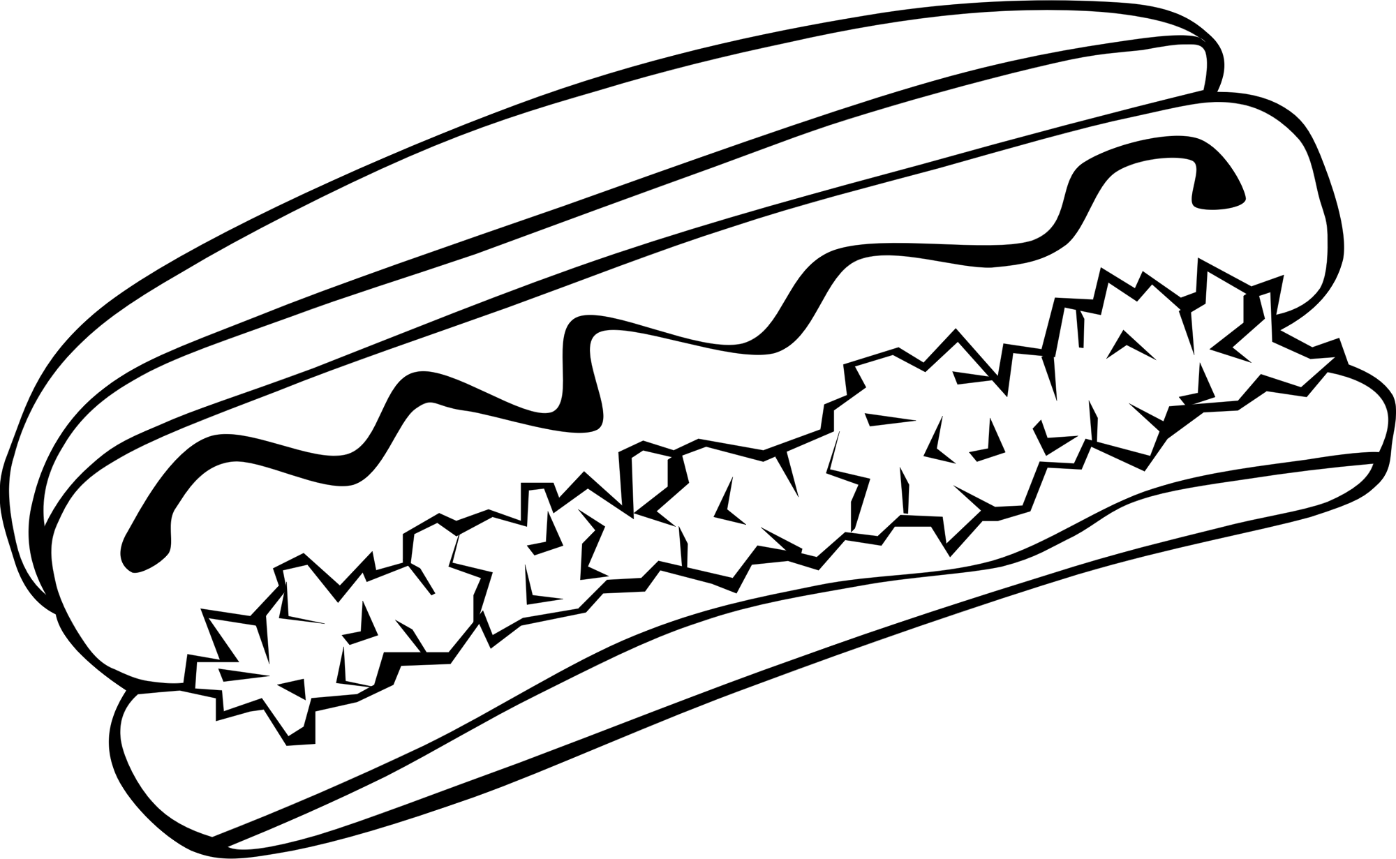 Fast Food, Lunch-dinner, Hot Dog Svg Clip Arts - German Food Coloring Pages - Png Download (2000x1231), Png Download