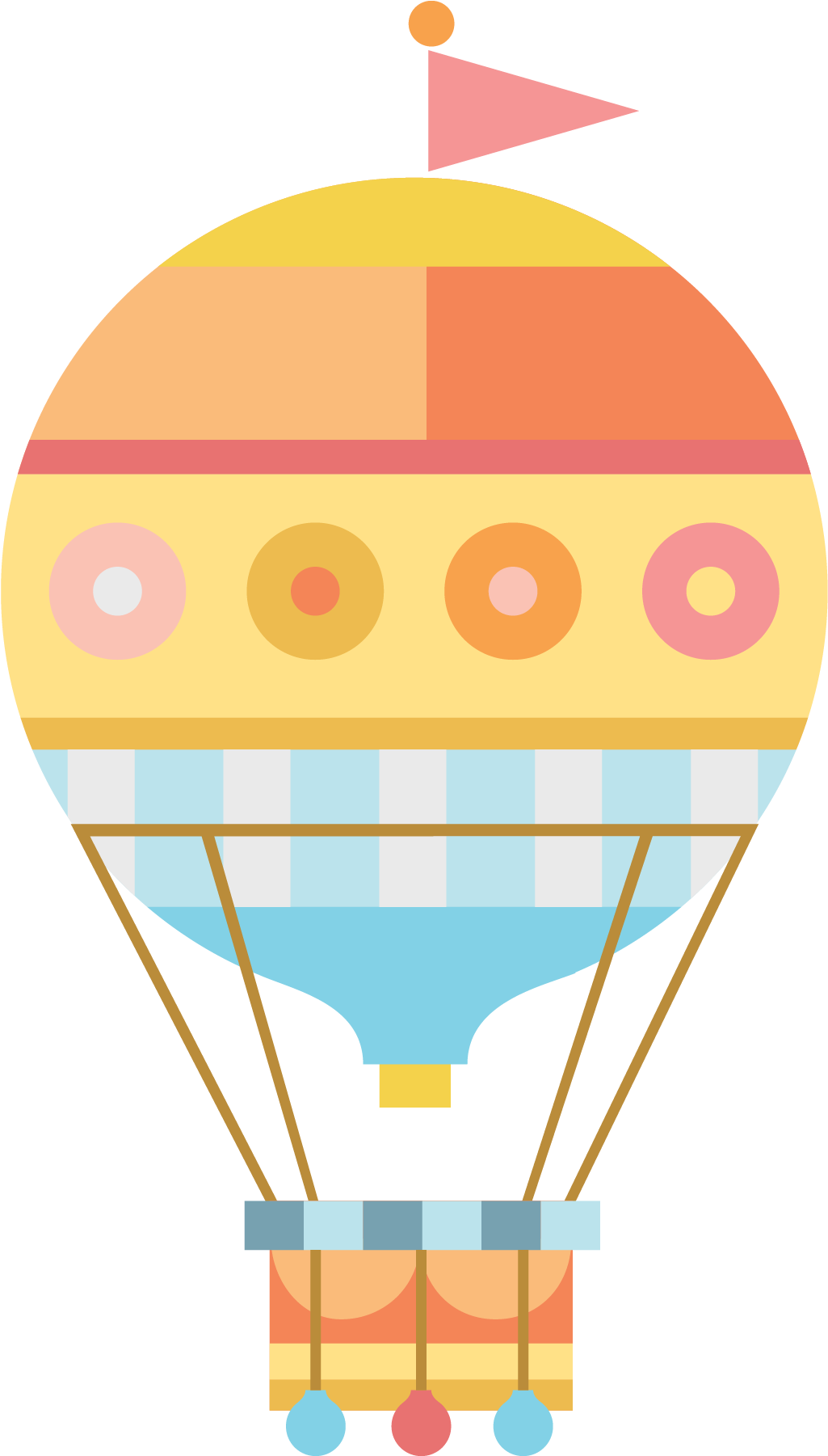 Babyganics Essentials Gift Set - ิ Balloon Cartoon Png Clipart (1025x1801), Png Download