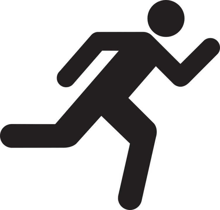 Man Running Clipart - Png Download (640x613), Png Download
