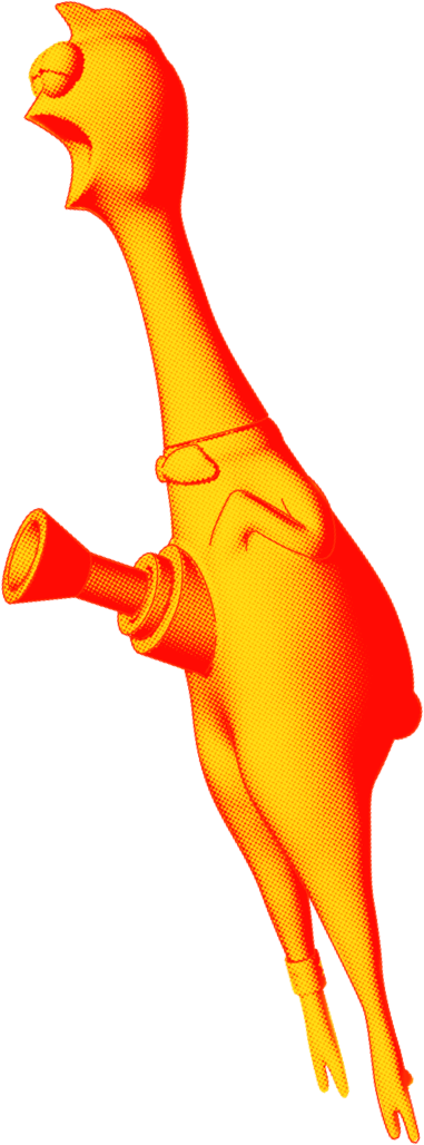 Chicken Bong Animation Slide In Clipart (381x1028), Png Download