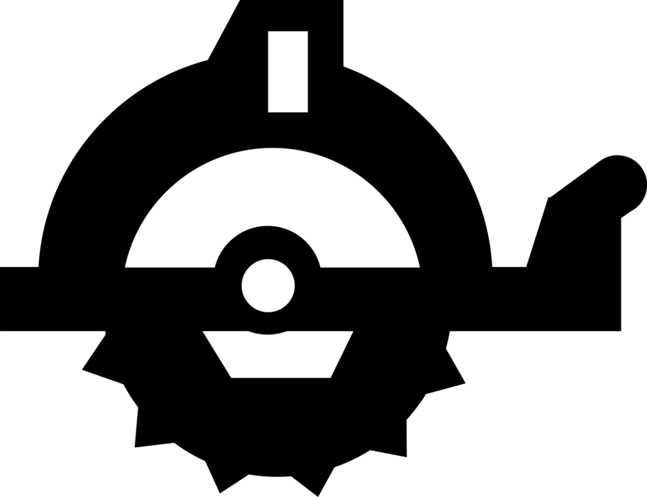 Skill Saw Clipart Silolet - Png Download (912x700), Png Download