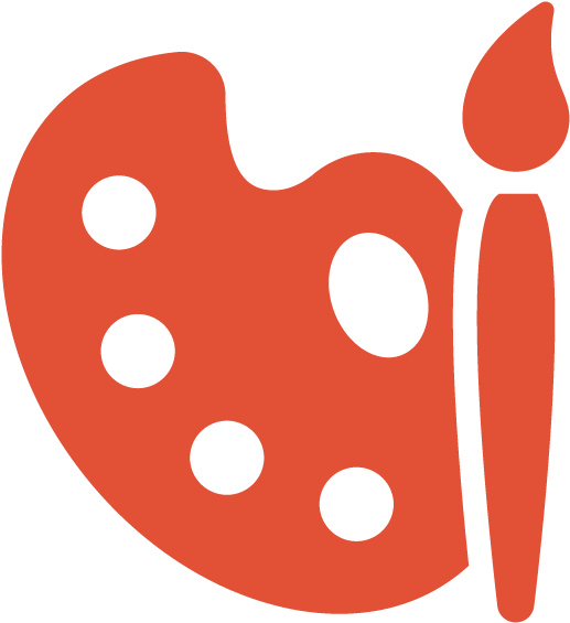 Art Palette Icon - Graphic Design Clipart (600x600), Png Download