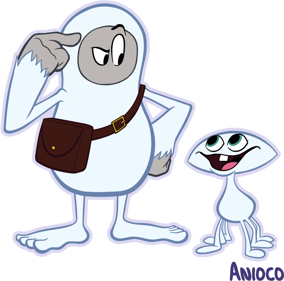 Bing And Bong’s Tiny Planets - Bing And Bong Tiny Planets Fan Art Clipart (1000x1000), Png Download