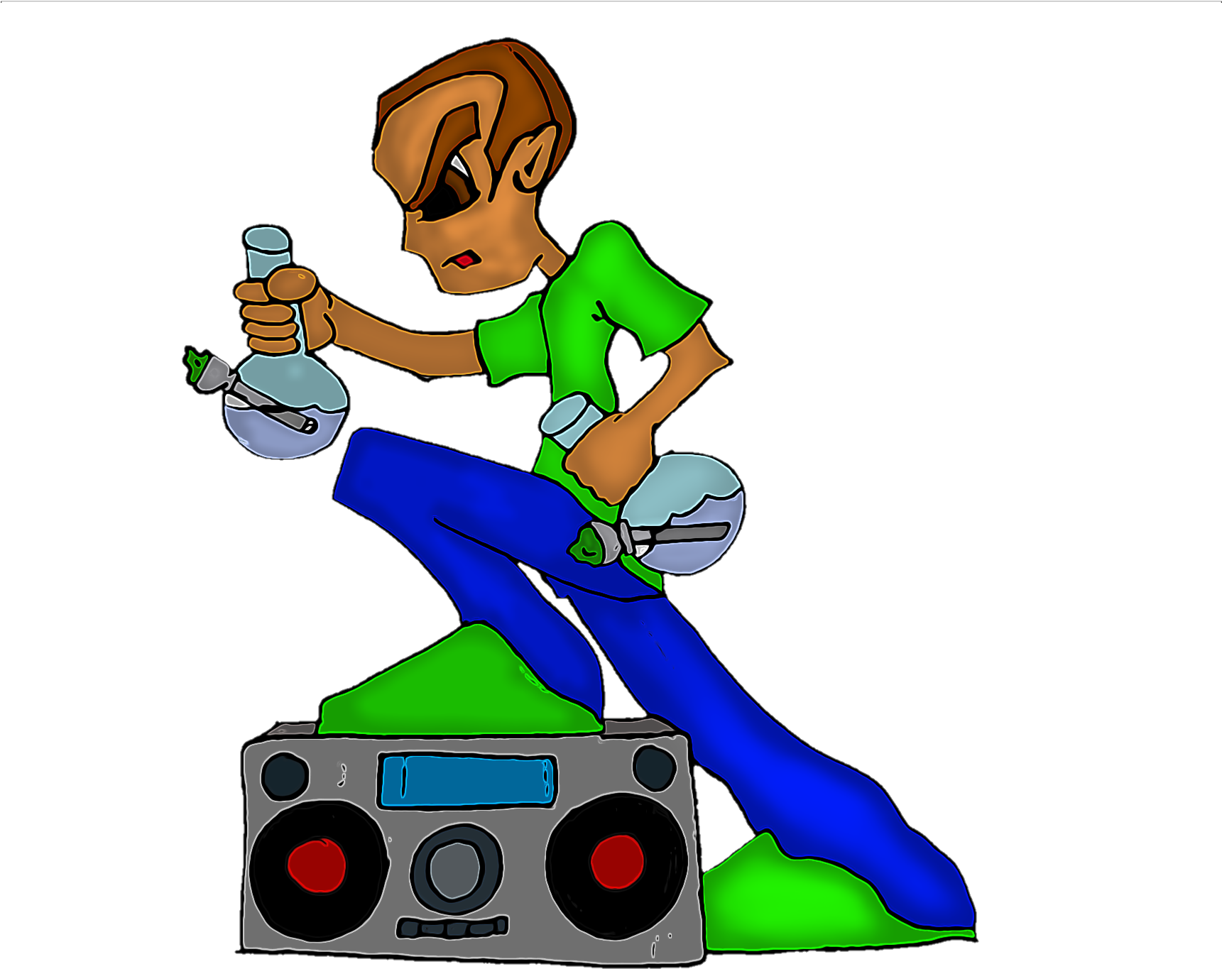 #bongs #cartoon #urban - Cartoon Clipart (1720x1406), Png Download