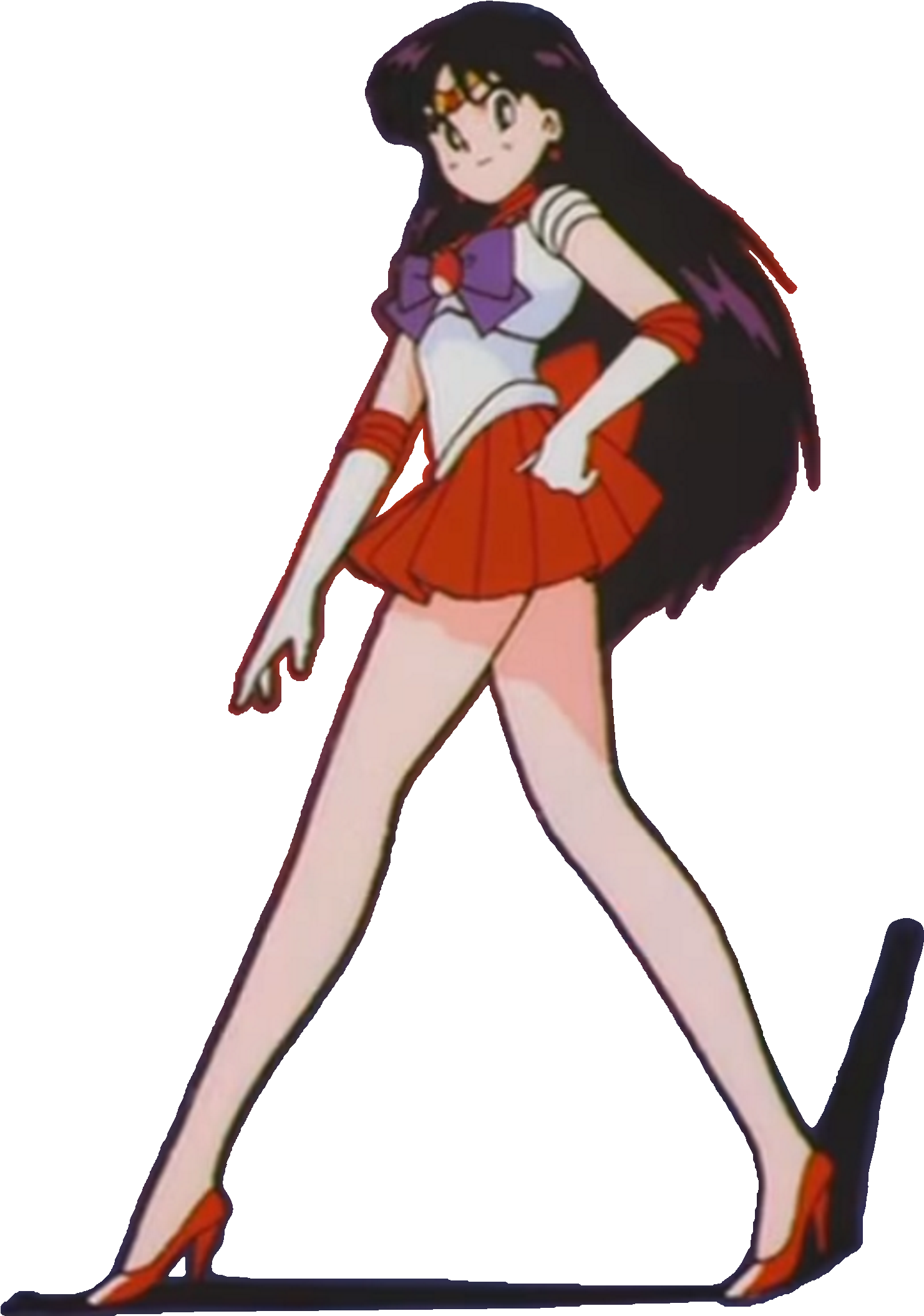 Mars Clipart Sailor Mars, Picture - Sailor Mars Transformation - Png Download (1529x2157), Png Download